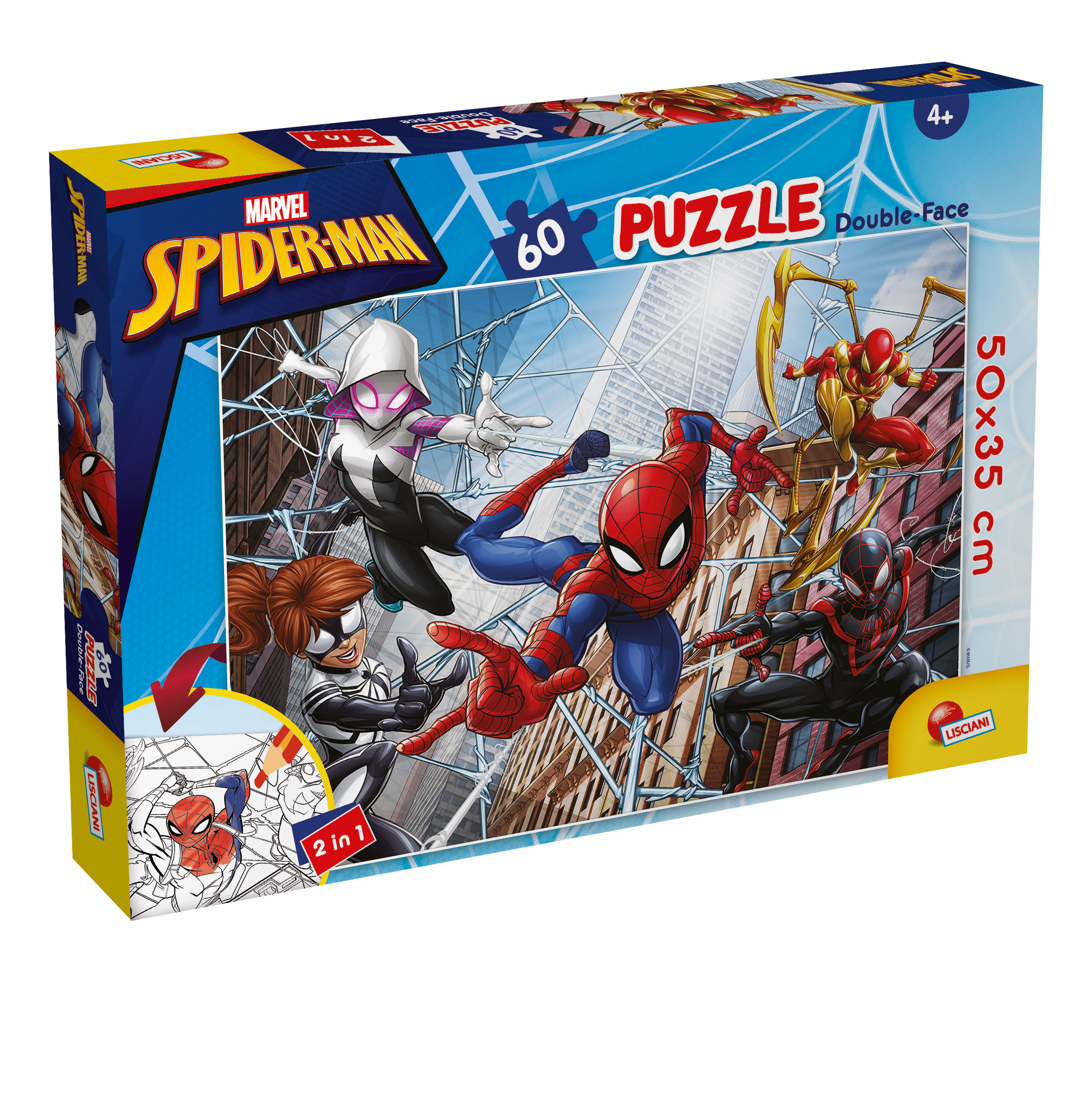 Marvel Puzzle Df Plus 60 Spider-Man puzzle 60 pezzi