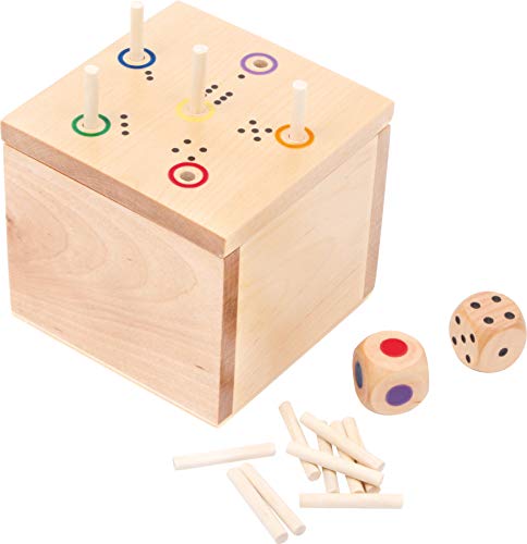 smallfoot 6558 Dado Asso gioco dadi in legno dai 5 anni