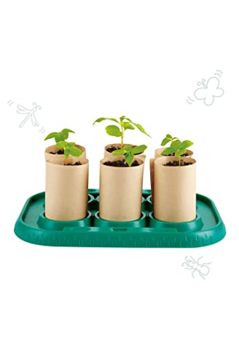 Hape Nature Fun serra giocattolo bambini 4 anni vasi carta