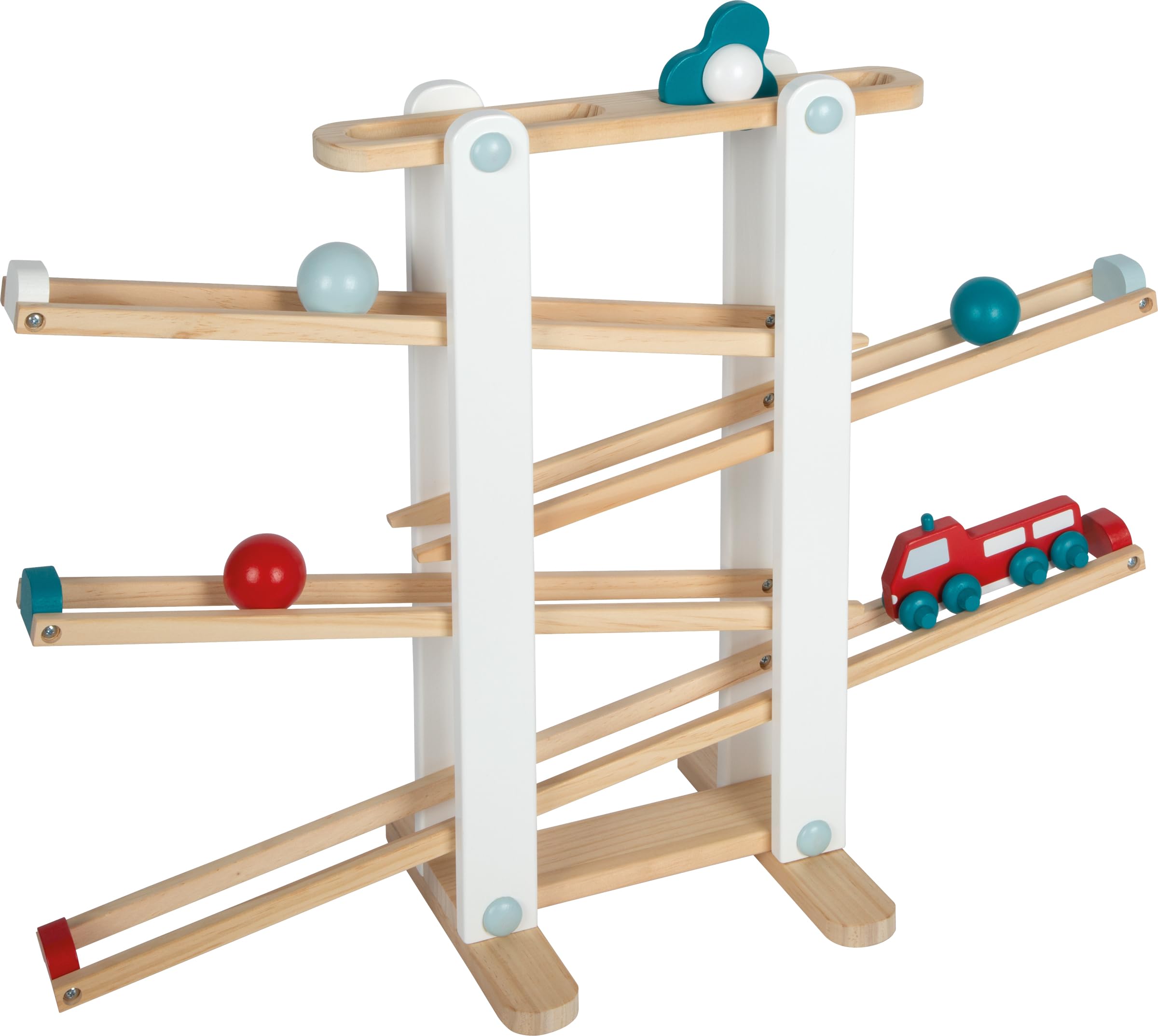 smallfoot 12549 pista biglie legno pista di marmo