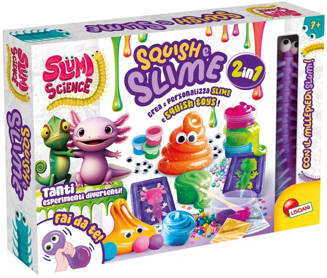 Lisciani Slumi Science Squish e Slime kit slime 2 in 1