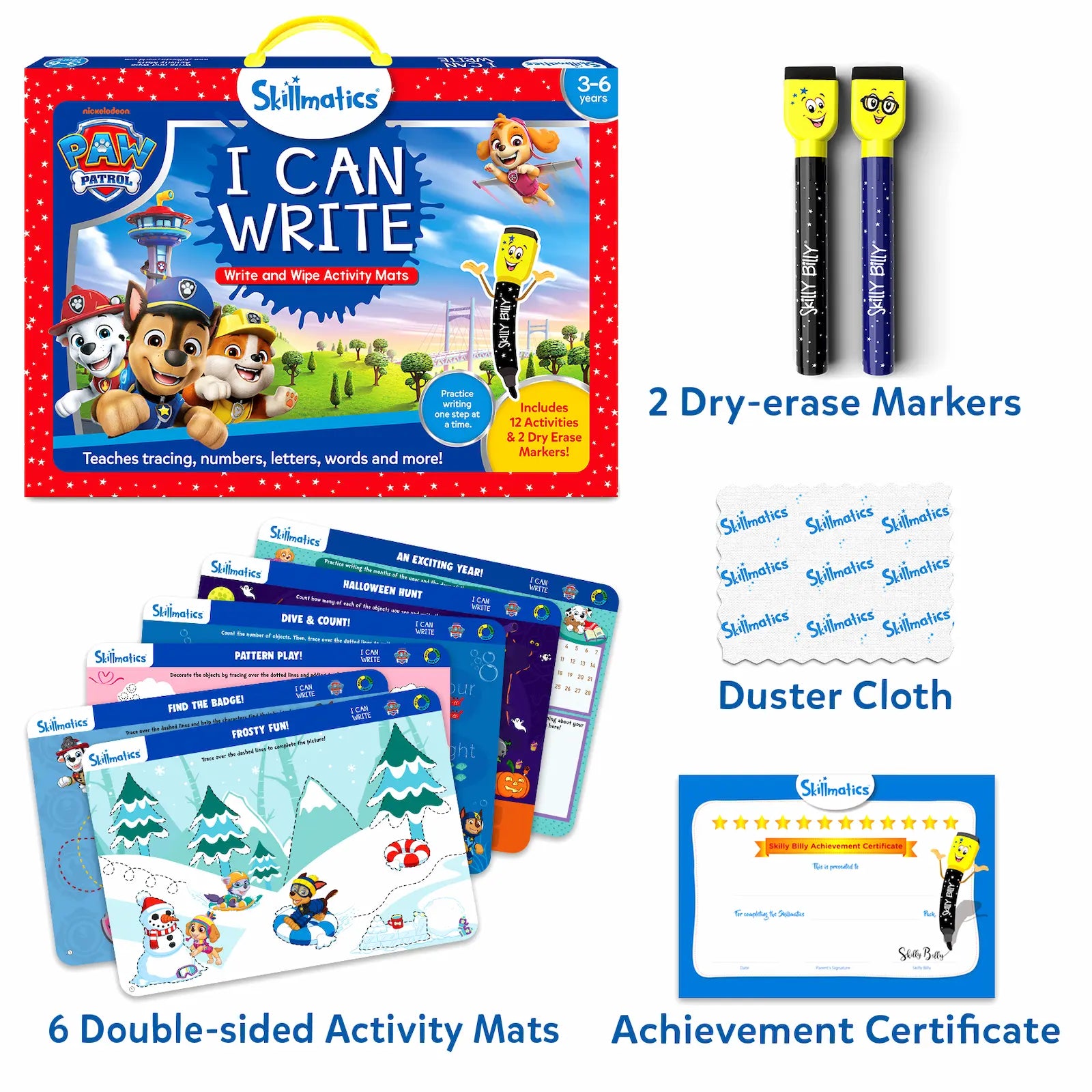 Skillmatics I Can Write PAW Patrol quaderno scrittura bambini