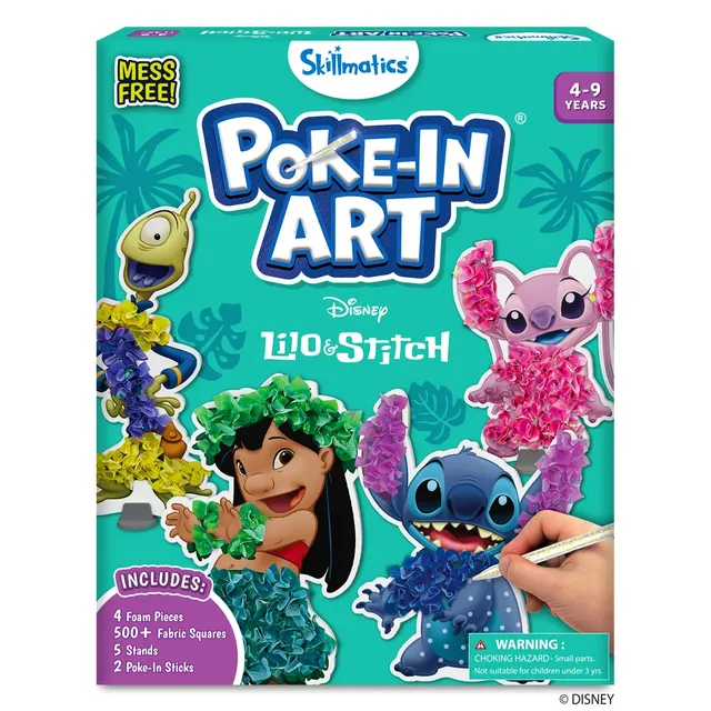 Skillmatics Poke-in Art Lilo Stitch kit mosaico stoffa