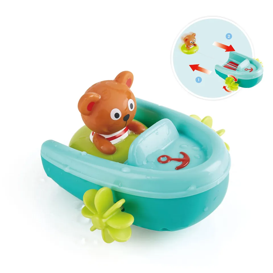 Hape E0217 barchetta bagnetto orso multicolore