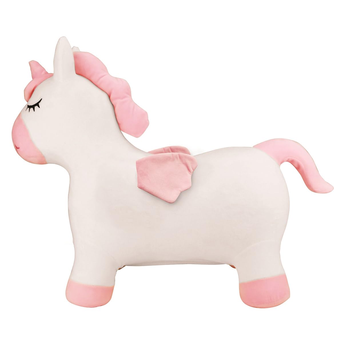 Lexibook Unicorno BGP050UNILXB gonfiabile da salto rosa con fodera