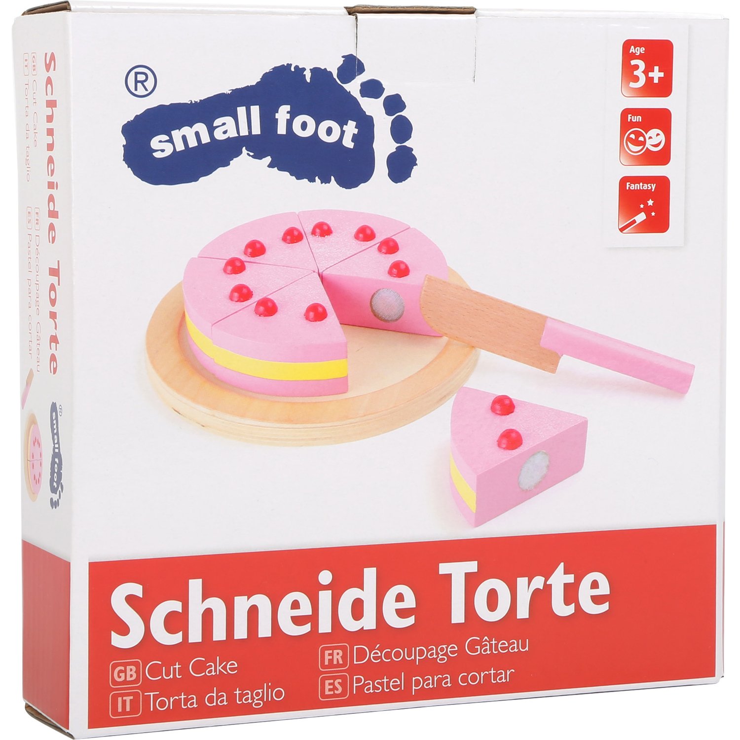smallfoot 2020787 Taglio della Torta gioco cucina legno