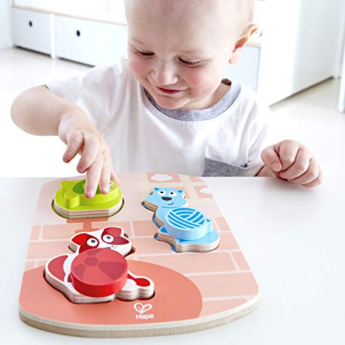 Hape E1610 puzzle legno bambini disegni colorati