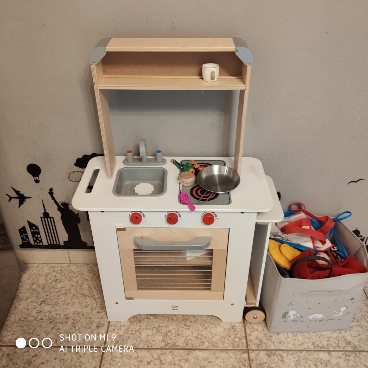 Hape Cucina Chef cucina legno rossa con forno