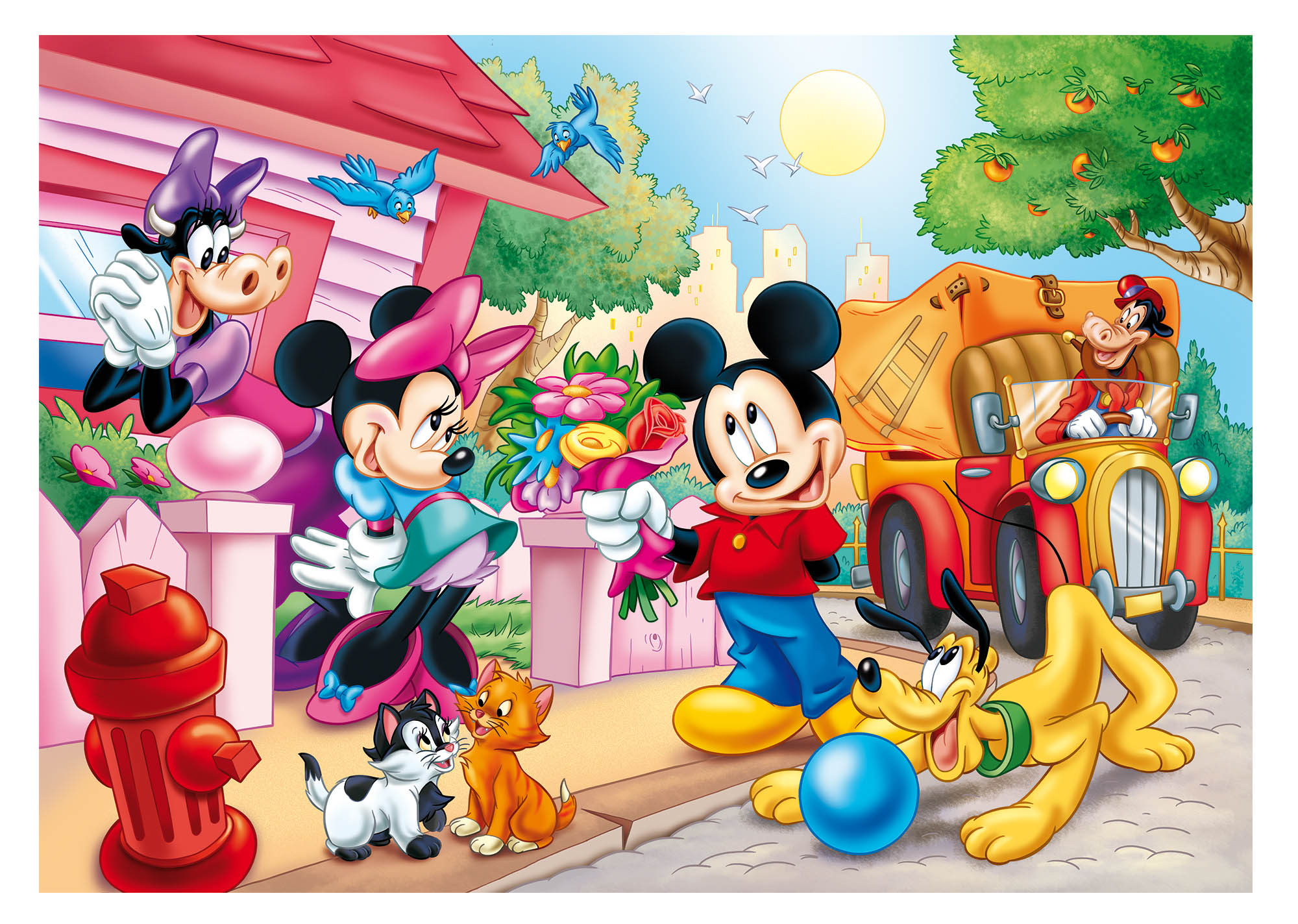 Lisciani Disney Df Maxi Floor 150 puzzle bambini Mickey Mouse