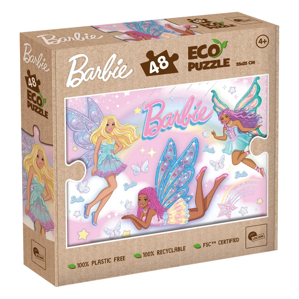 Lisciani Barbie Eco-Puzzle Mini 48 Puzzle Bambini