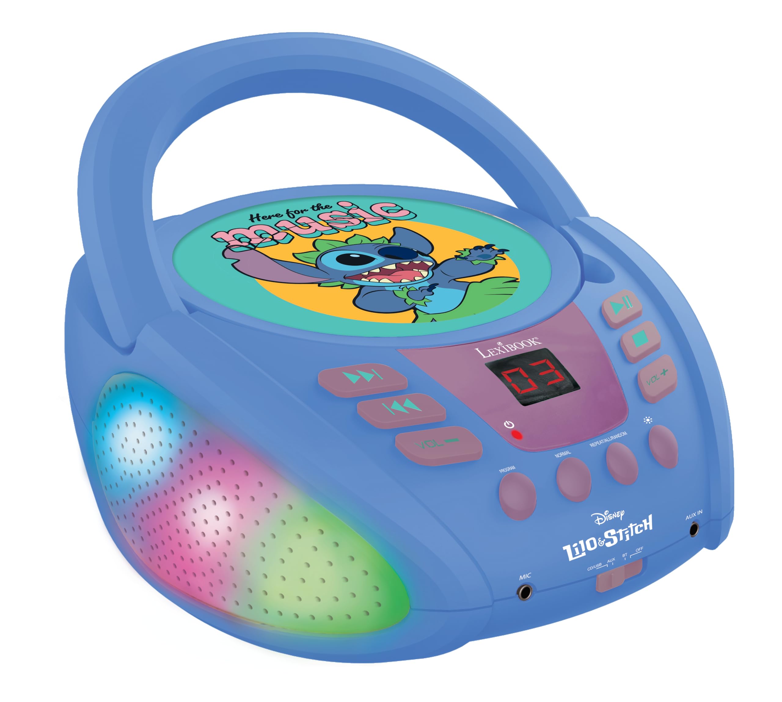 Lexibook iParty RCD109DLXB lettore CD Stitch bluetooth