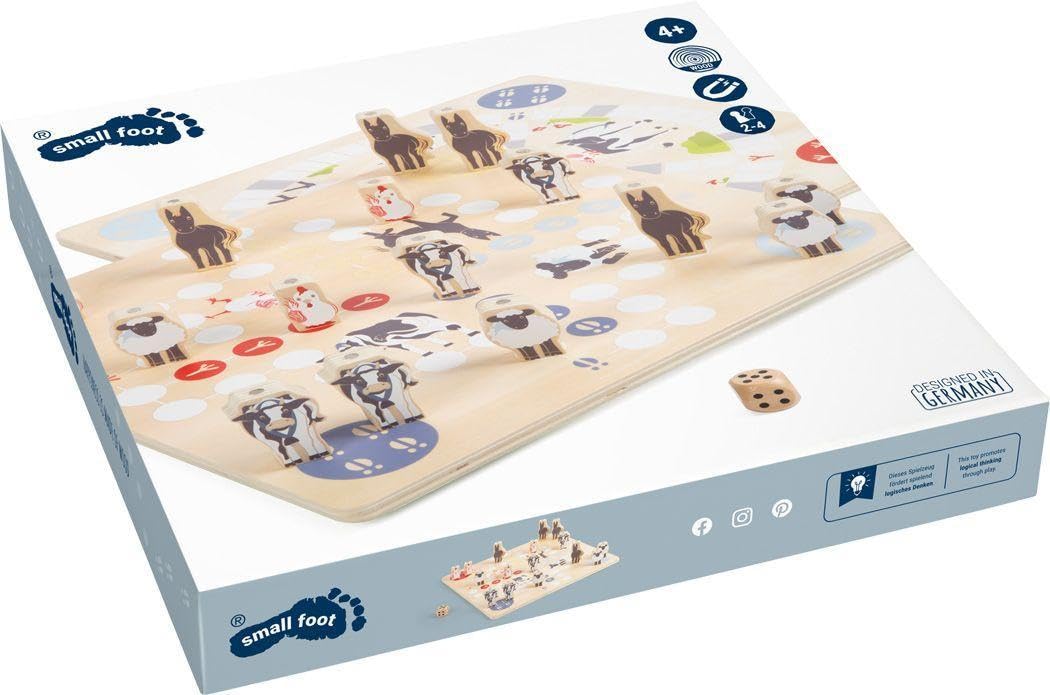 smallfoot 12228 4 friends collezione giochi tavolo fattoria