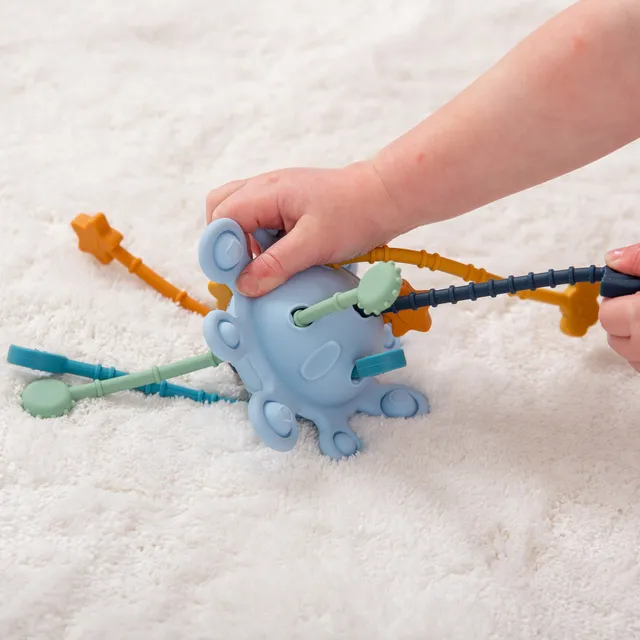 Tickit Silisoft Zip Pull gioco sensoriale silicone neutro