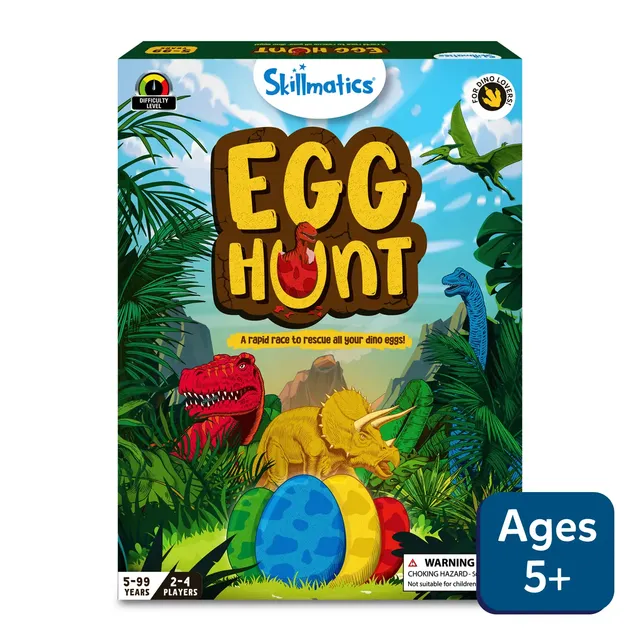 Skillmatics Egg Hunt Dinosauri gioco memoria 5+ anni