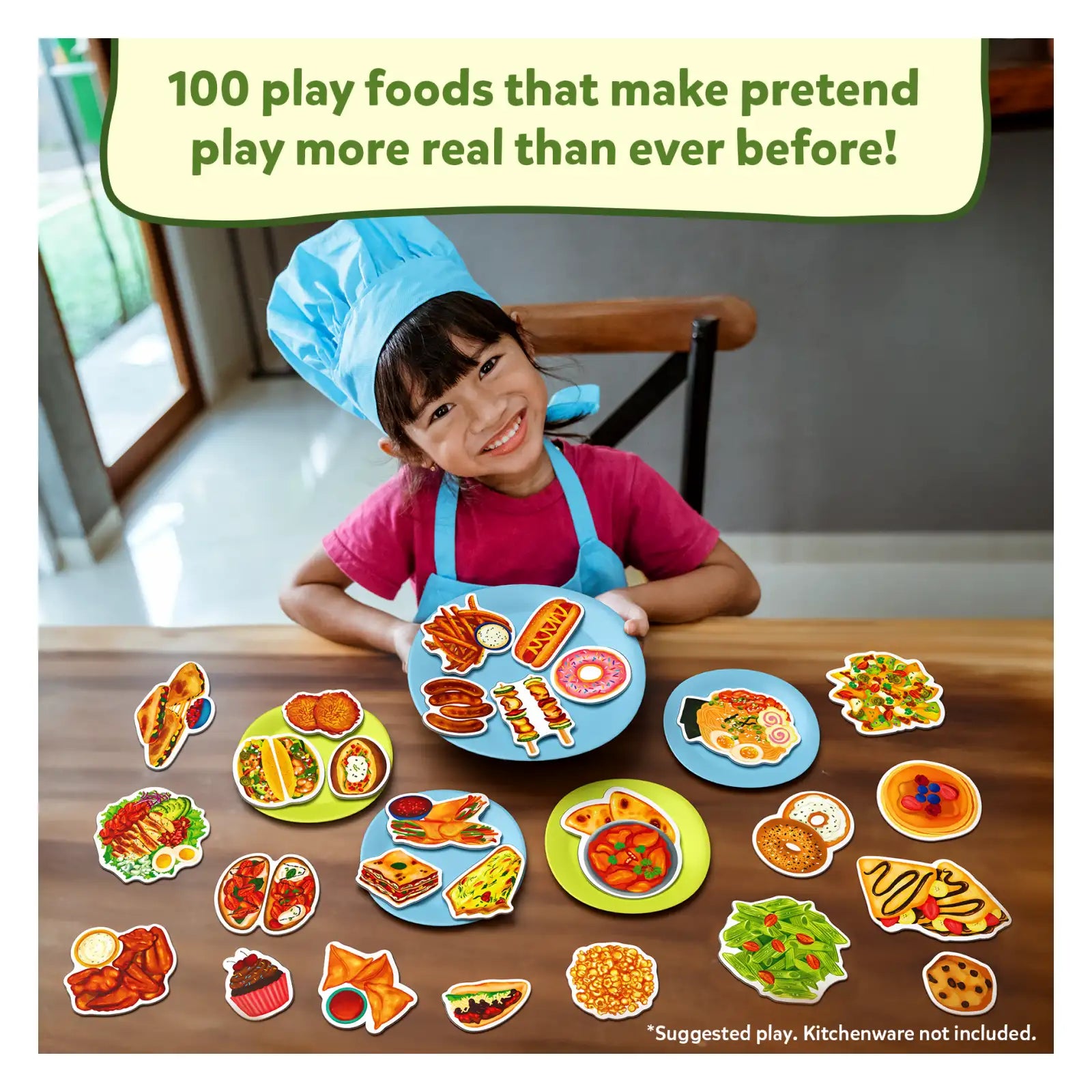 Skillmatics 100 Most Real Play Foods cibo giocattolo 100 pezzi