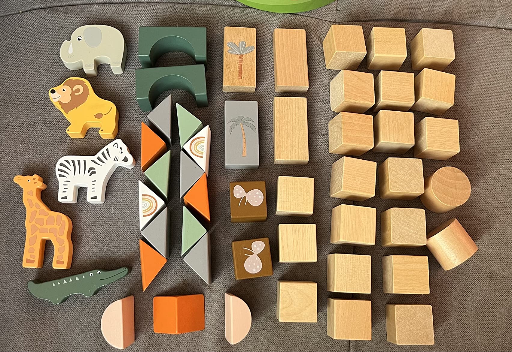 smallfoot Safari 11699 cubetti costruzioni legno 50 pezzi