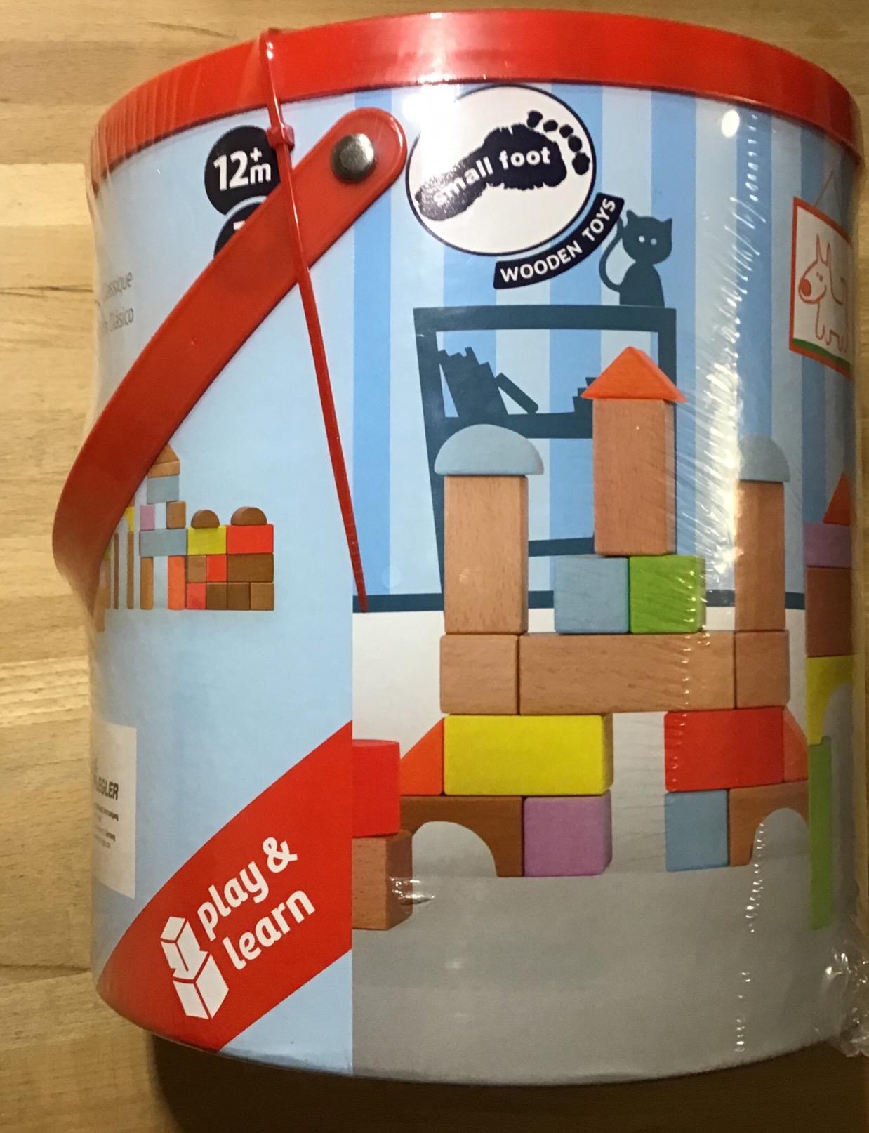 Smallfoot 11748 blocchi costruzione Fantasia 24 pezzi legno