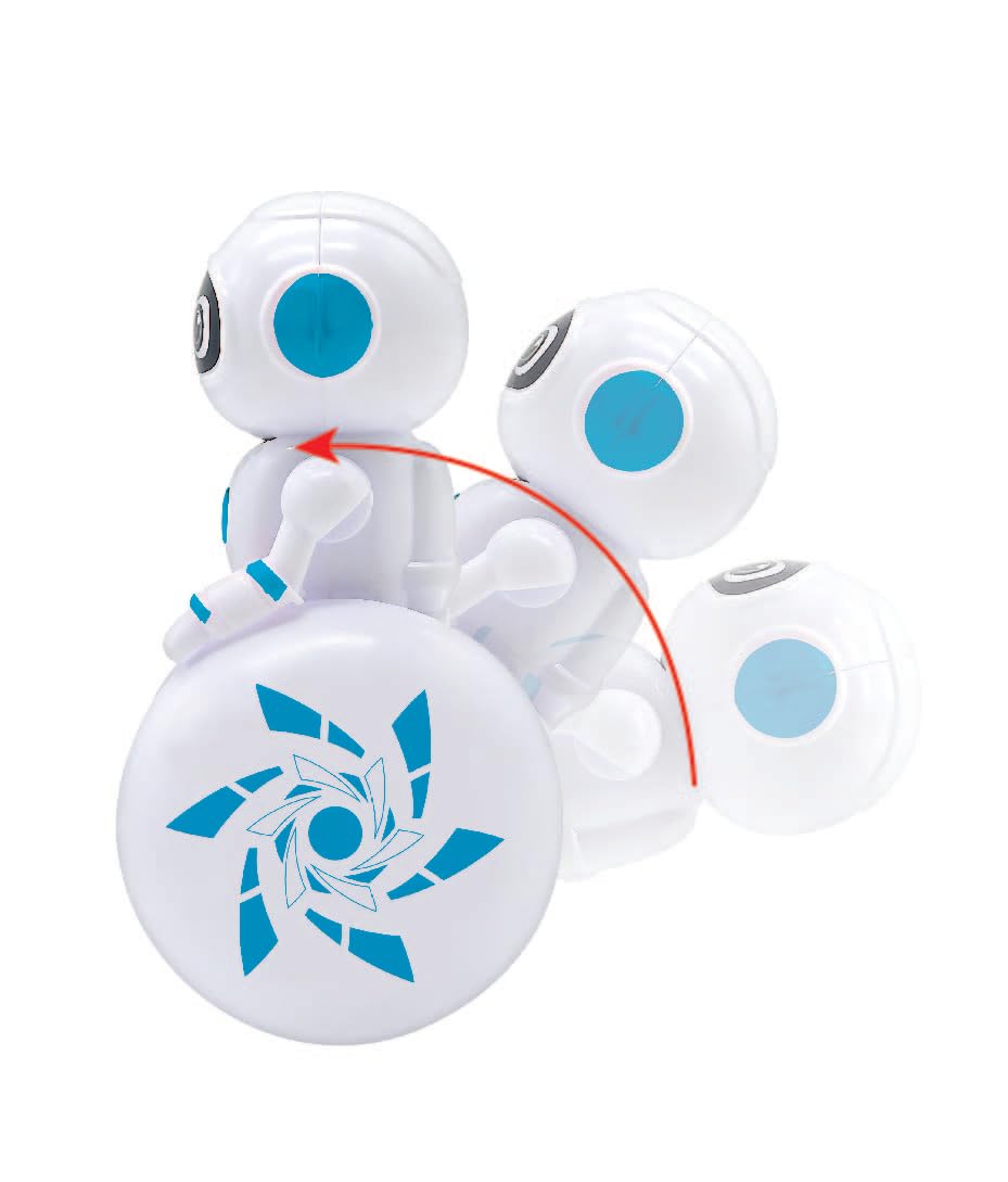 Lexibook Powerman Roller ROB01 robot giocattolo 10 cm
