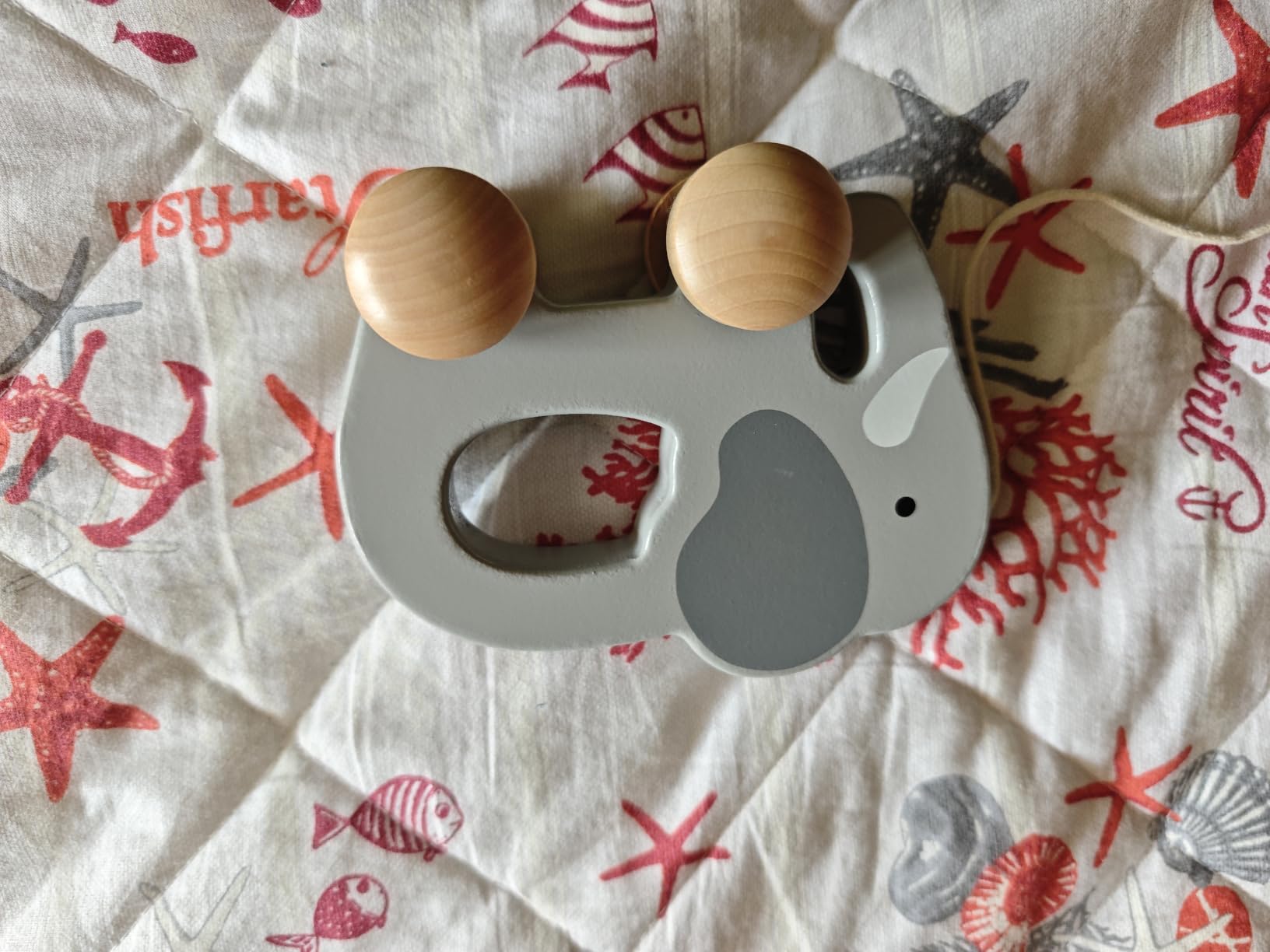 Hape Elefante da Trainare Gioco in Legno con Cordino 12 Mesi