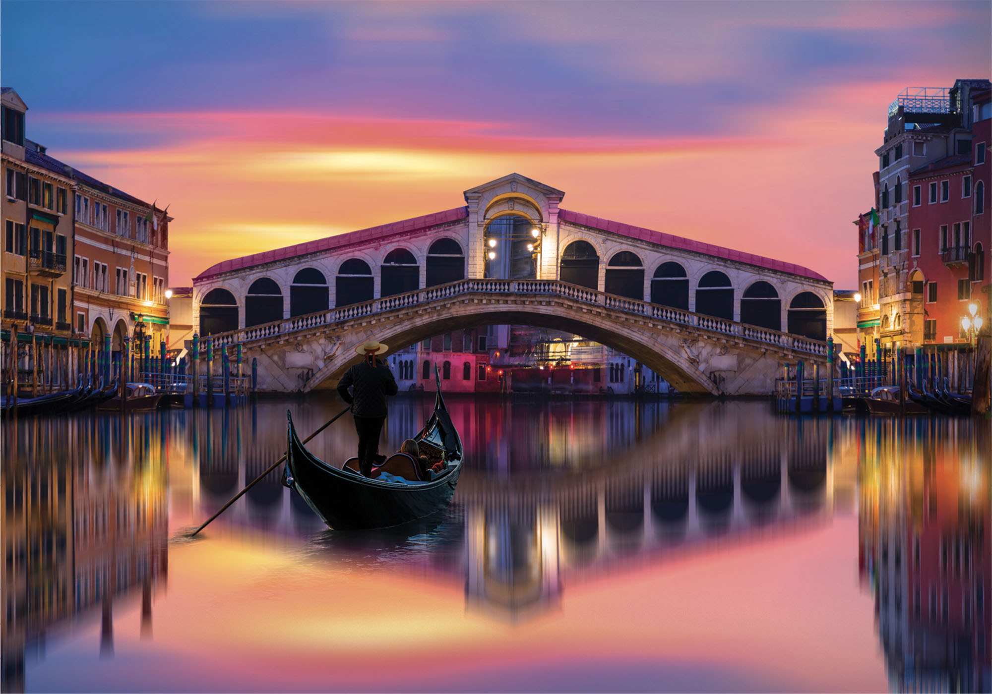Lisciani Puzzle Poster puzzle 500 pezzi Venezia + poster da cornice
