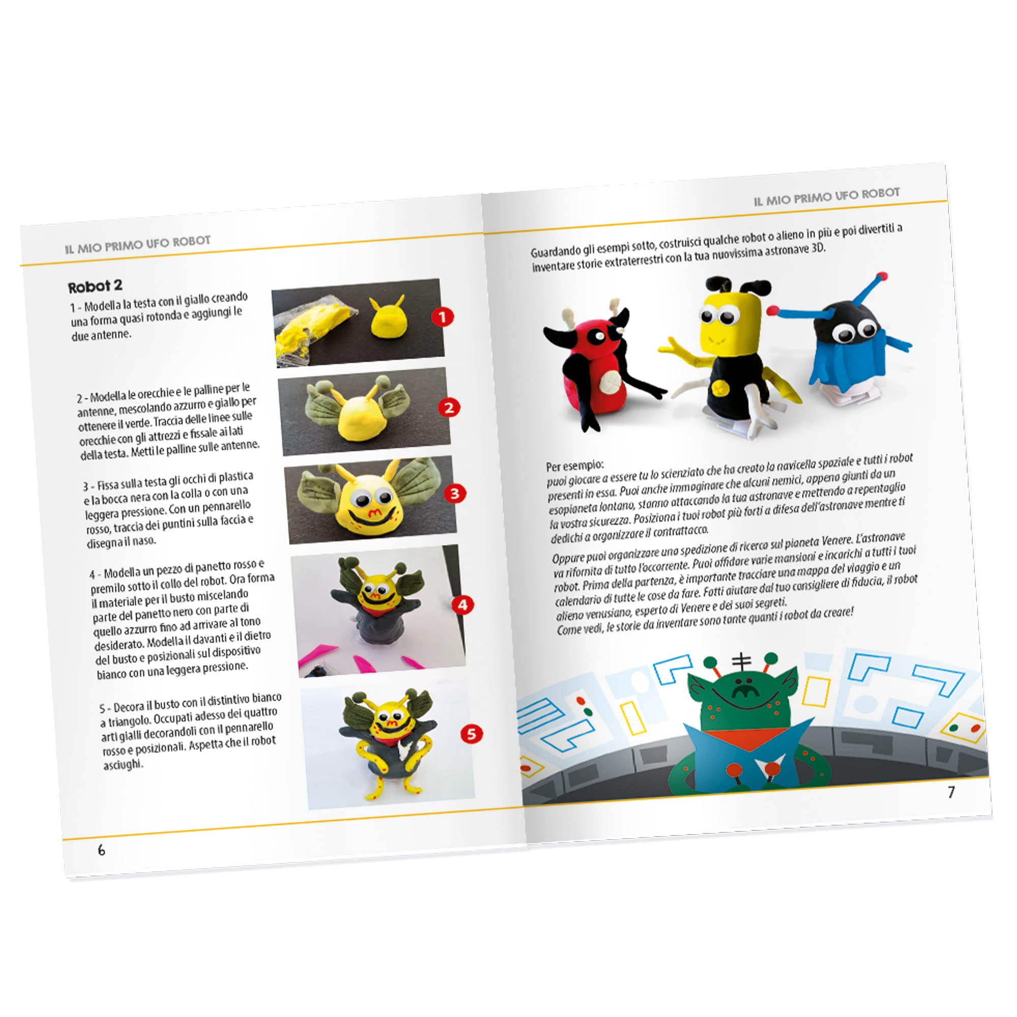 Headu Il Mio Primo Ufo Robot IT29372 kit creativo 4-8 anni