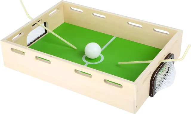 smallfoot 6409 palla da soffiare legno 2 giocatori
