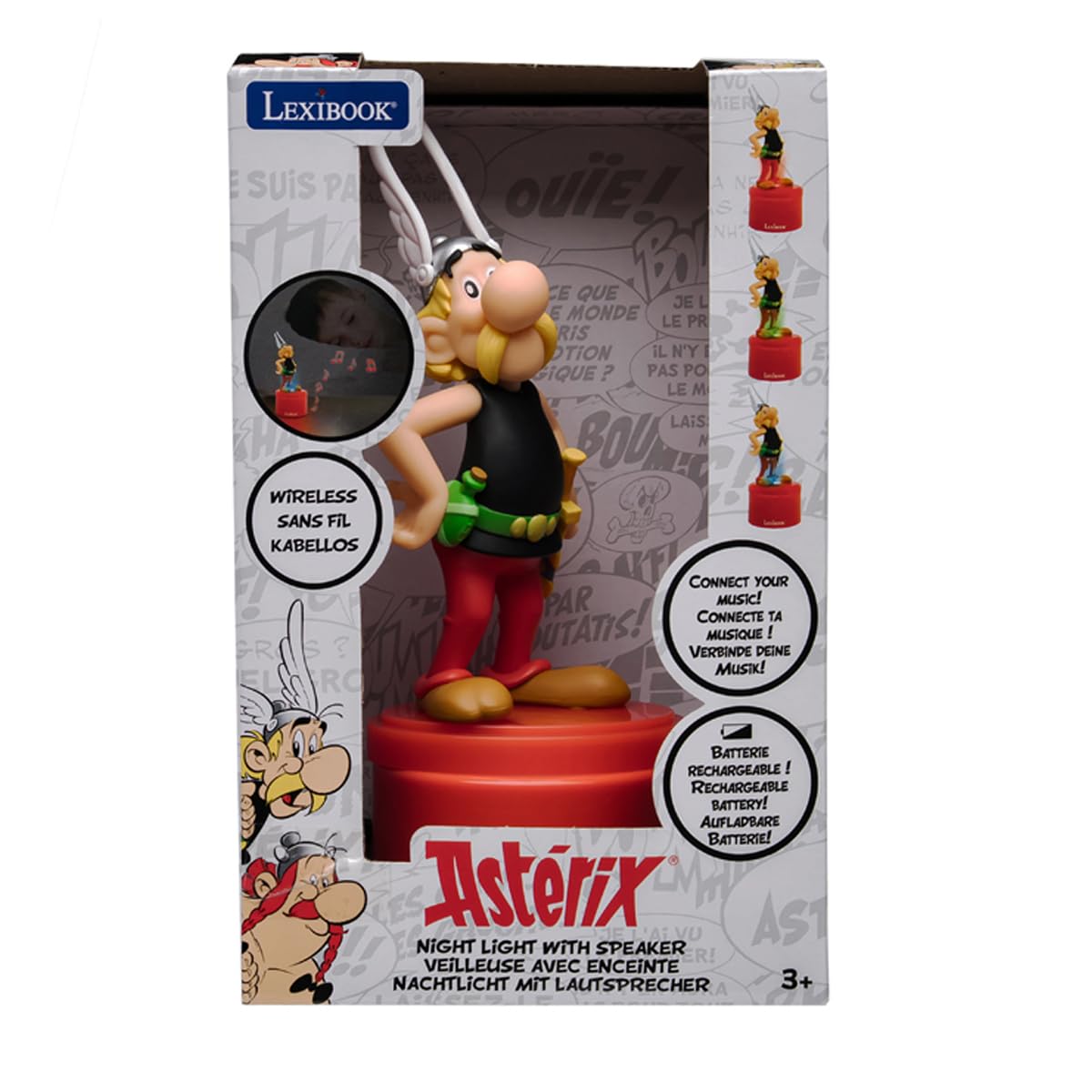 Lexibook Asterix NS02AX2 altoparlante bluetooth con luce