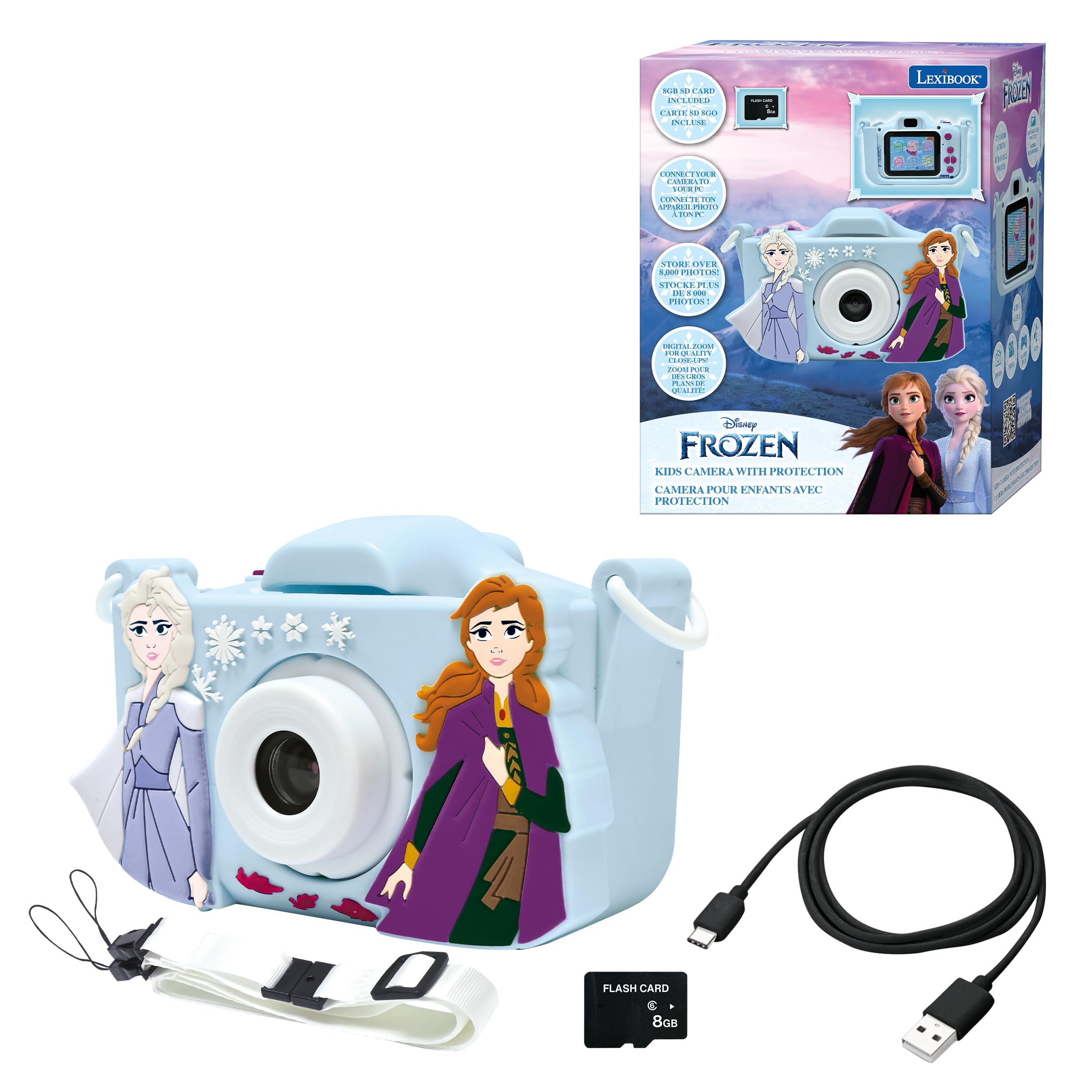 Lexibook Frozen DJ078FZ fotocamera bambini 4-in-1