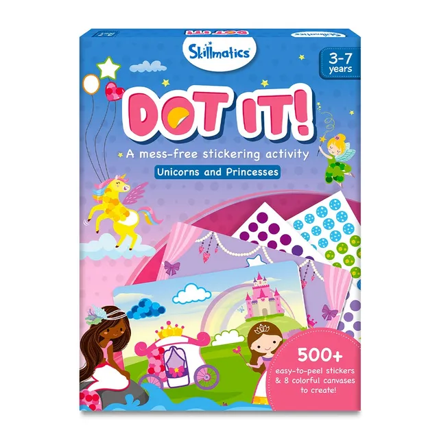 Skillmatics Dot It Unicorns Princesses album sticker 500 sticker
