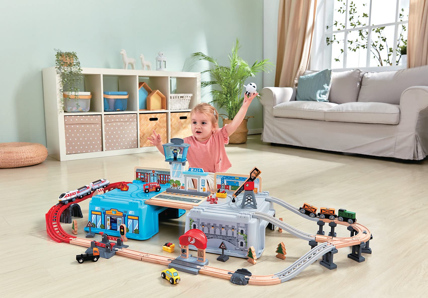 Hape Mega Metropoli pista treno 80 pezzi città