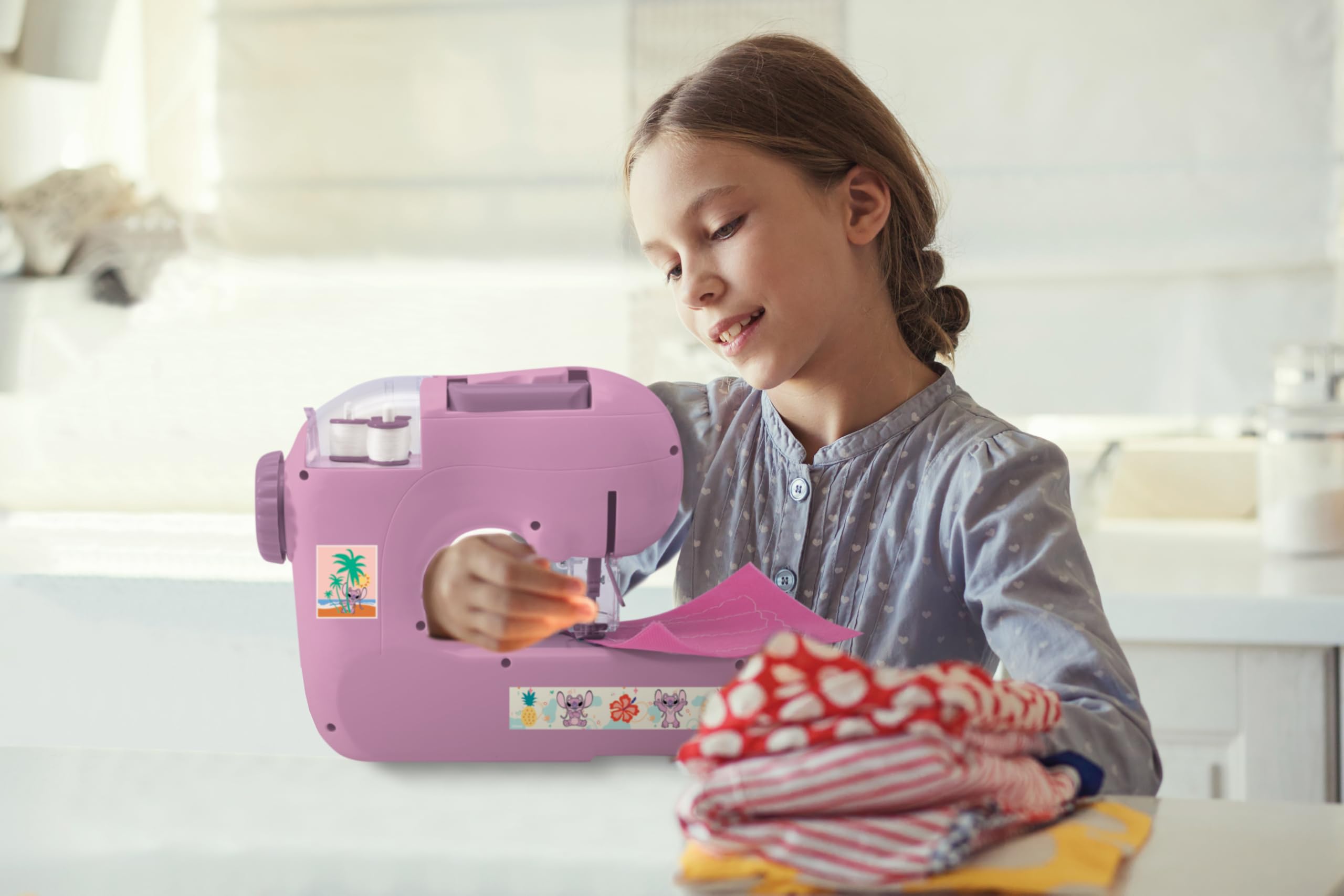 Lexibook Angel SW100D1 Macchina da Cucire Giocattolo con Pedale