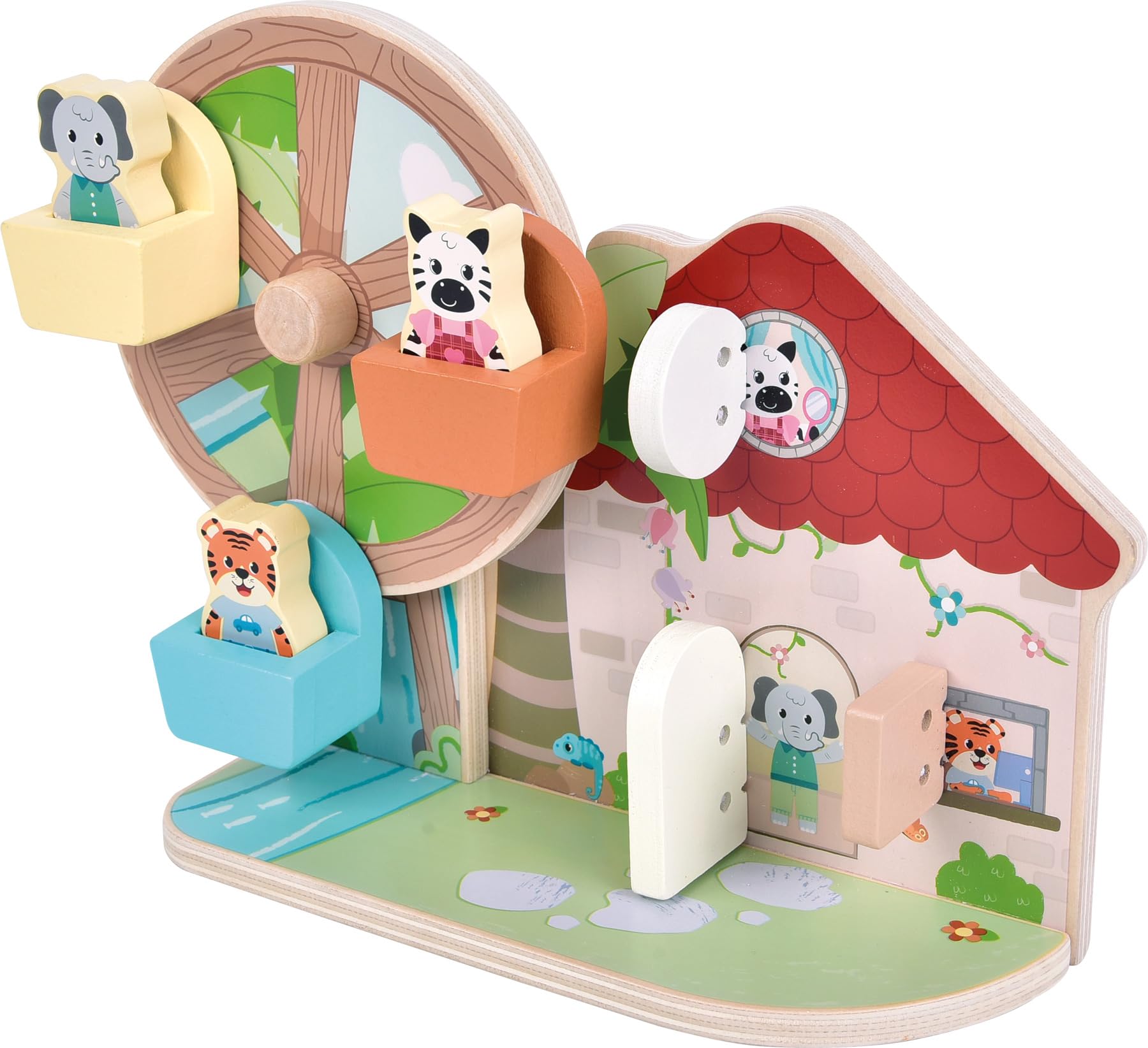 smallfoot Jungle Friends 12764 ruota panoramica in legno