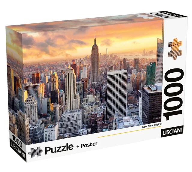 Lisciani Puzzle + Poster New York puzzle 1000 pezzi adulti