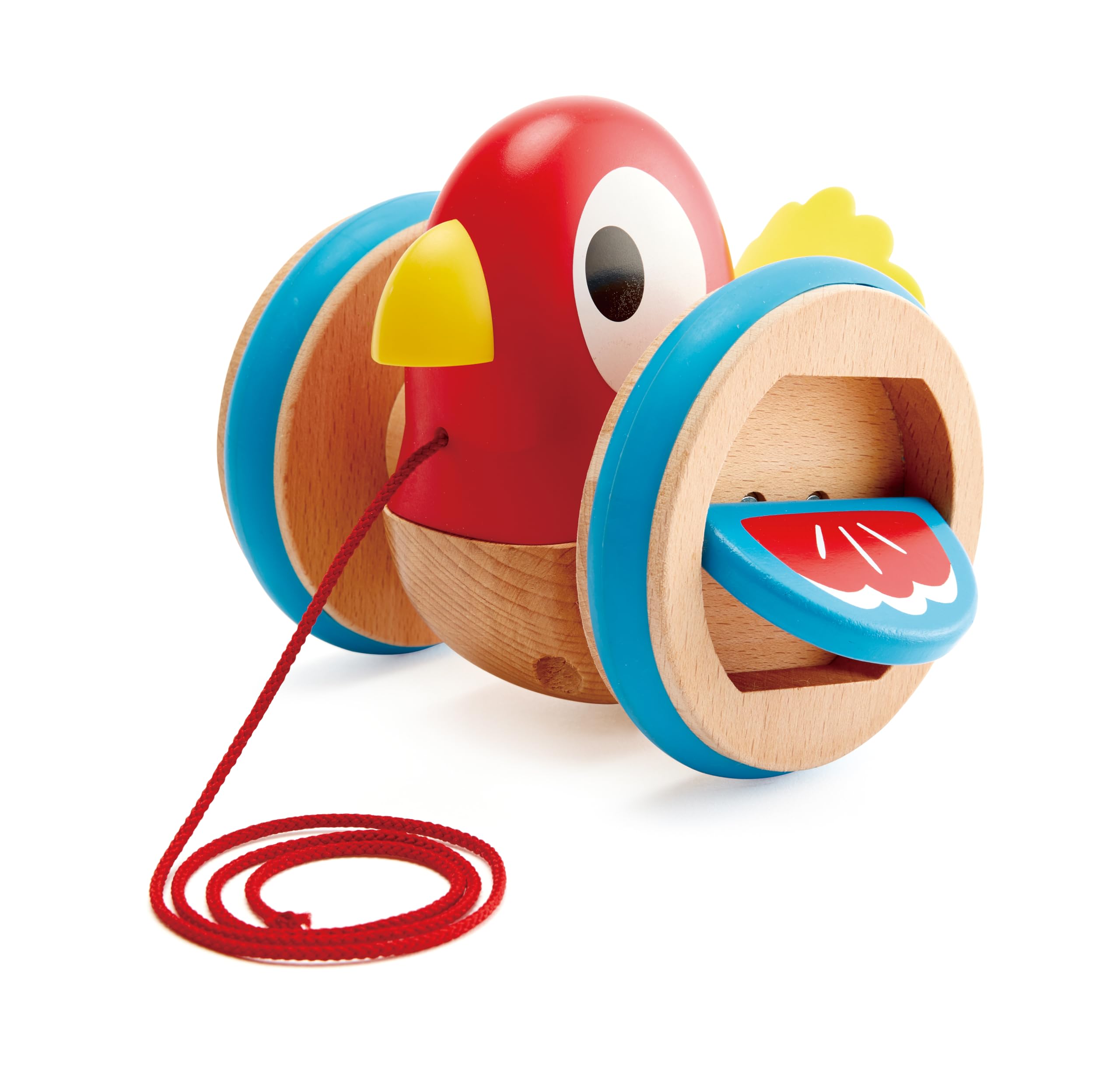 Hape E0360 Uccellino Spingi&Tira trainabile legno da 12 mesi