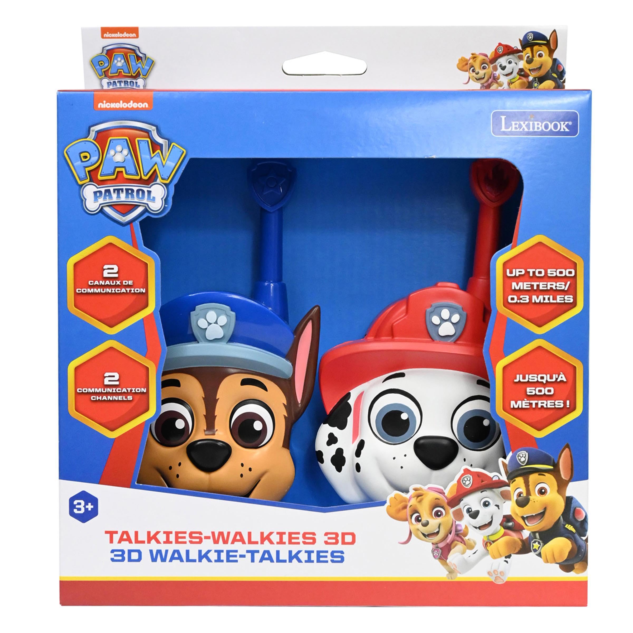 Lexibook Paw Patrol TW18PALXB walkie talkie Chase Marshall