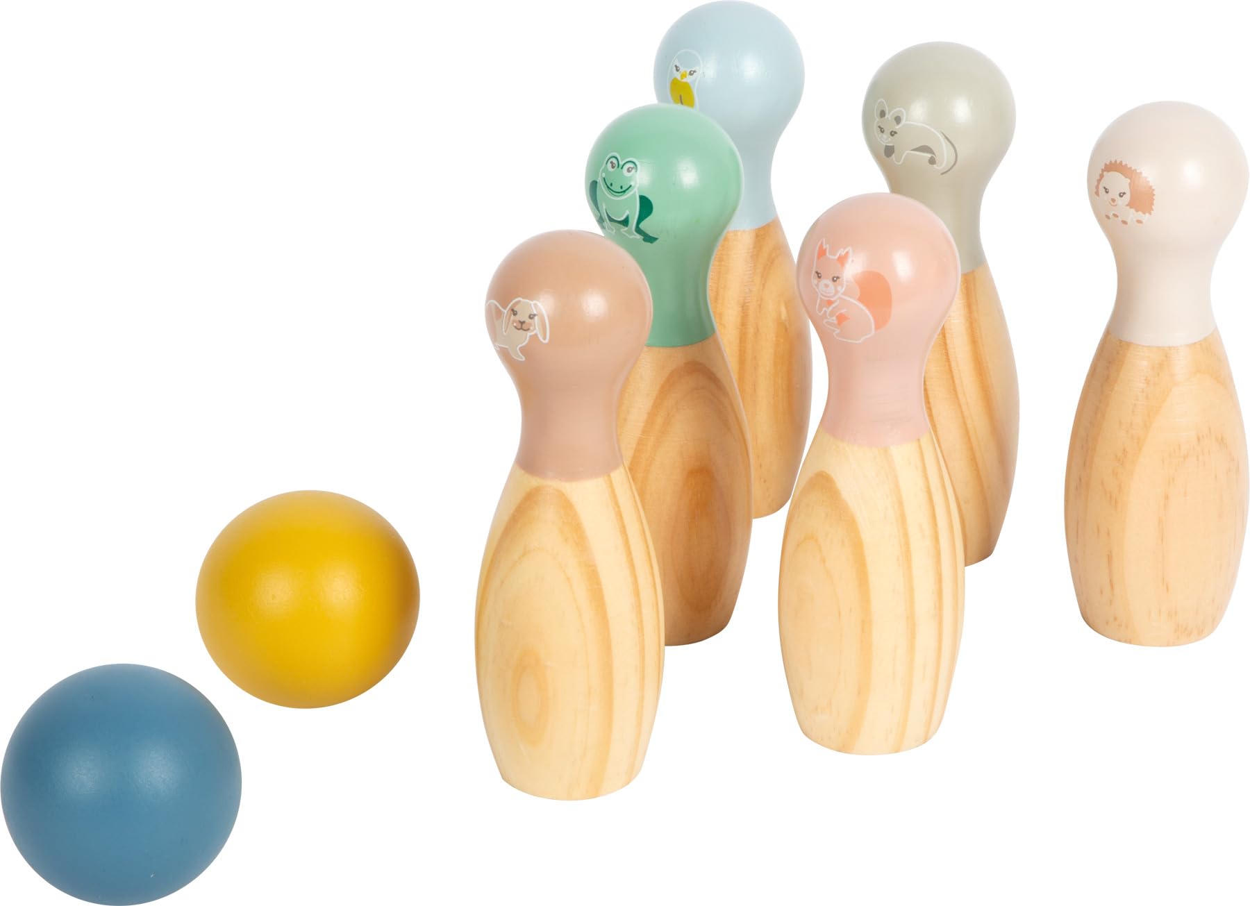 small foot 12644 bowling legno Garden Buddies 3 anni