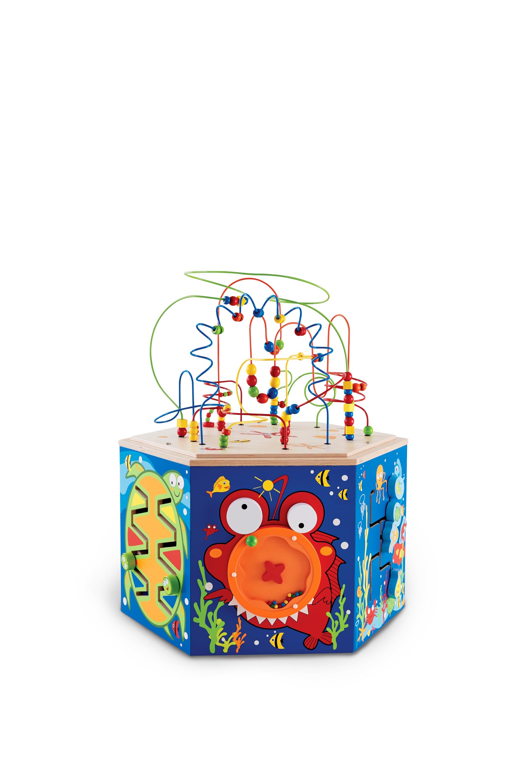 Hape E1907 Barriera Corallina cubo attività legno