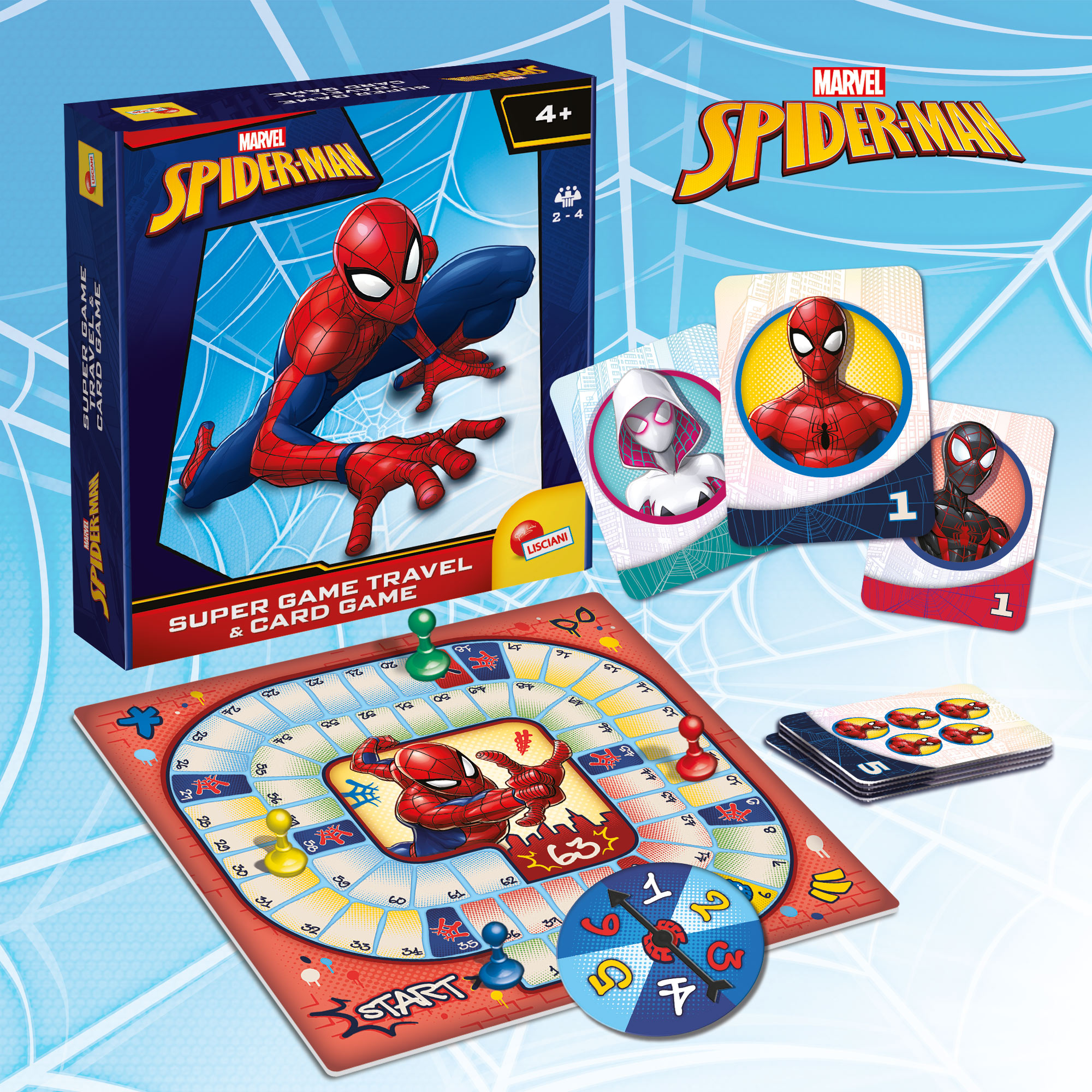 Lisciani Spider-Man 2 in 1 Gioco da Viaggio con Zaino