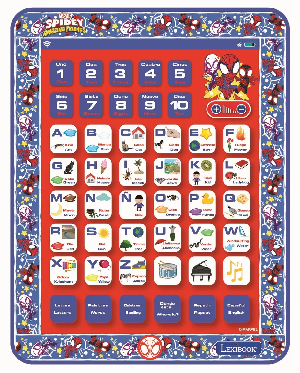 Lexibook Spidey JCPAD002SPi2 tablet educativo bilingue