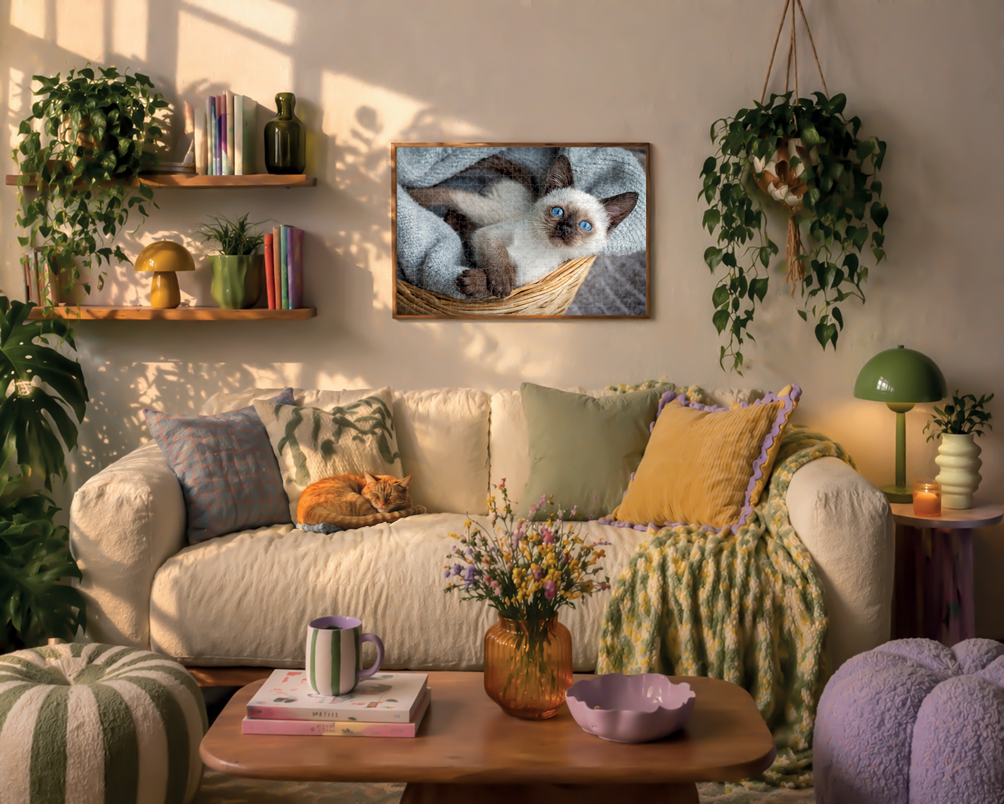 Lisciani Puzzle Poster Cats 1000 puzzle adulti gatti