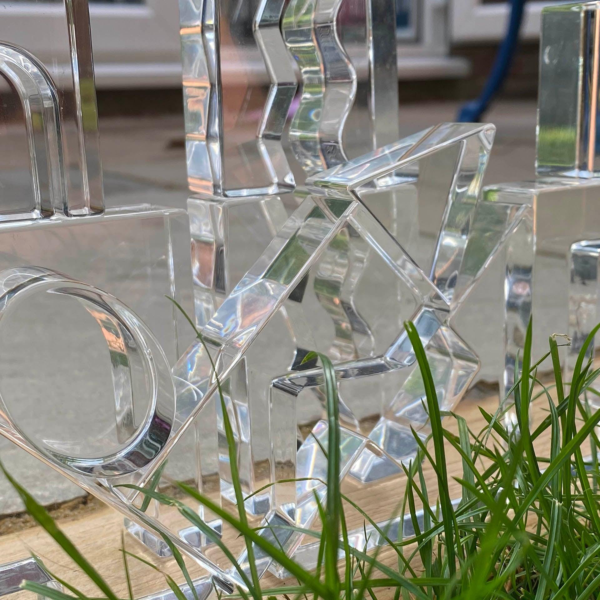 Tickit Clear Crystal Blocchi Trasparenti 25 Pezzi Acrilico