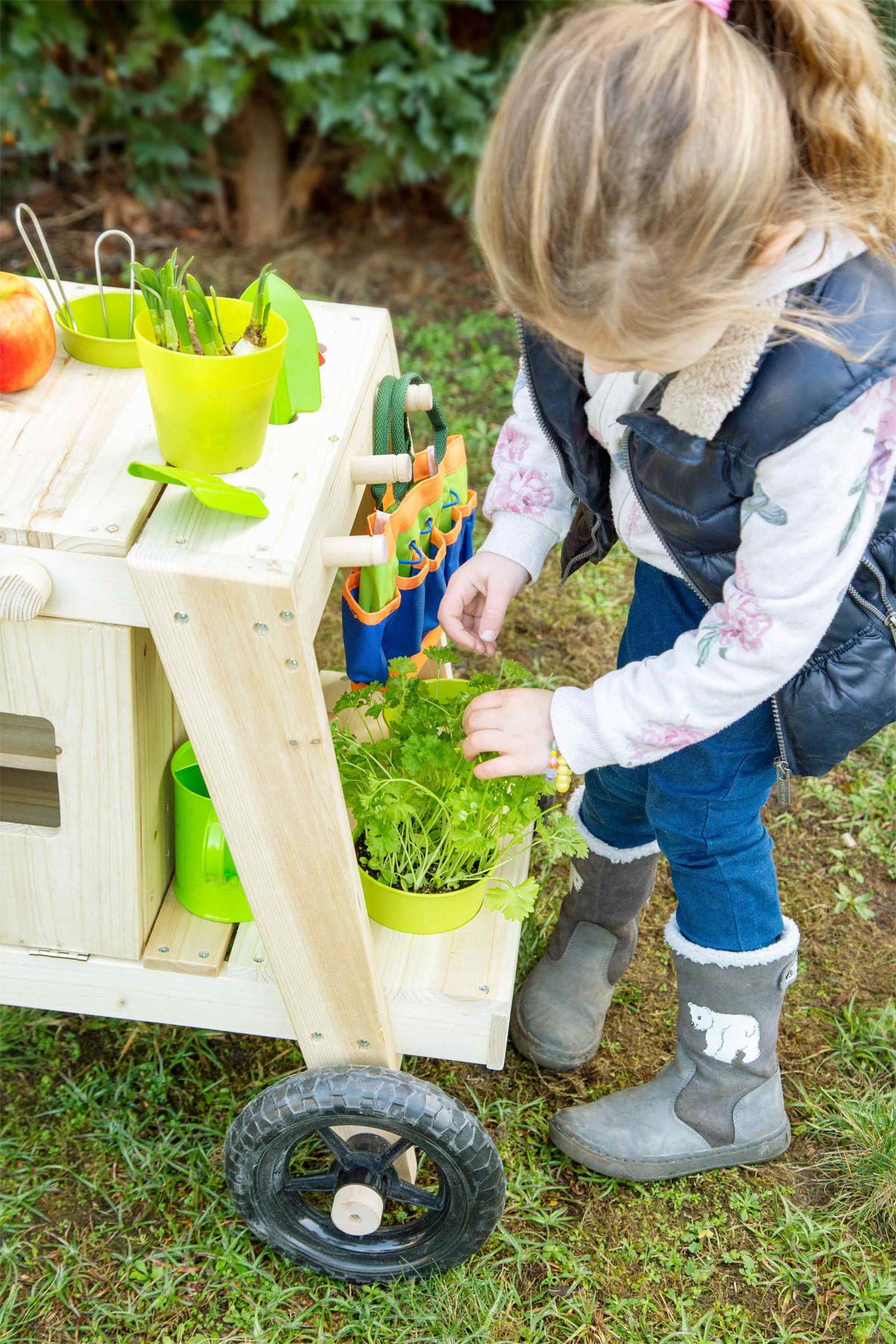 smallfoot cucina da esterno legno 3 anni con accessori