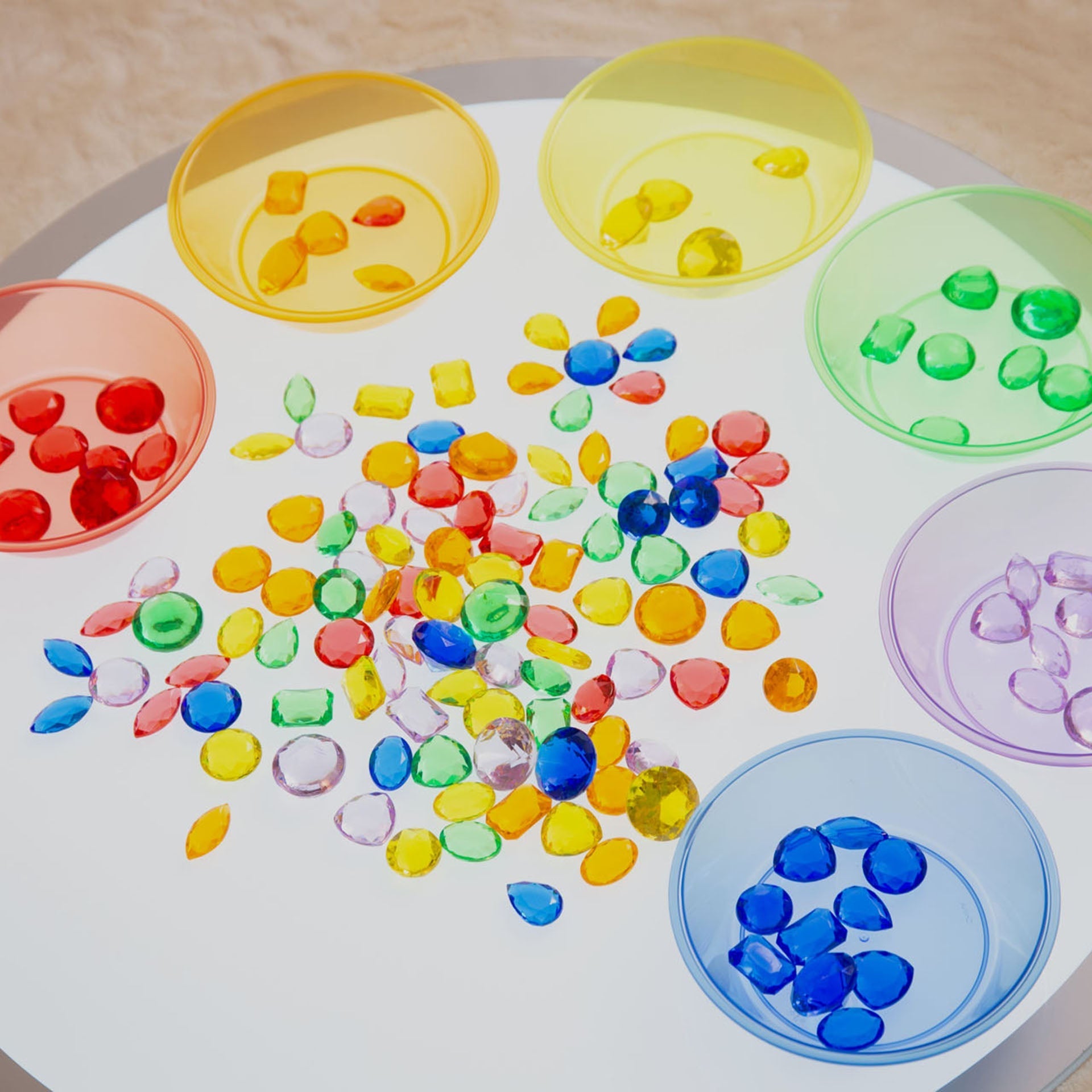 Tickit Translucent Colour Jewels gemme traslucide 144 pz