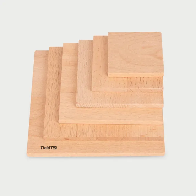 Tickit Natural Architect pannelli legno 6 pezzi faggio