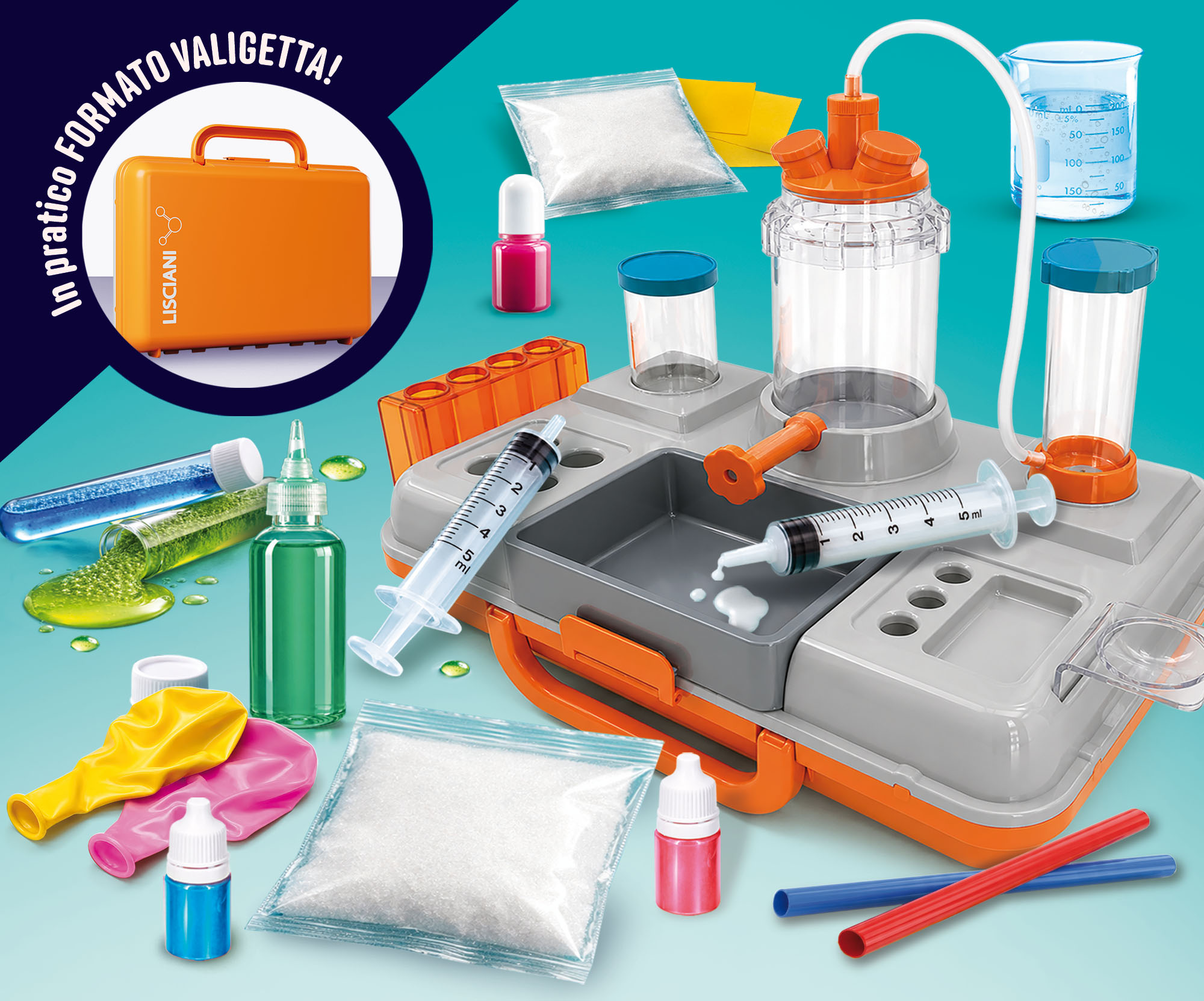 Lisciani I'm a Genius Il Grande Laboratorio Scientifico kit 100 esperimenti