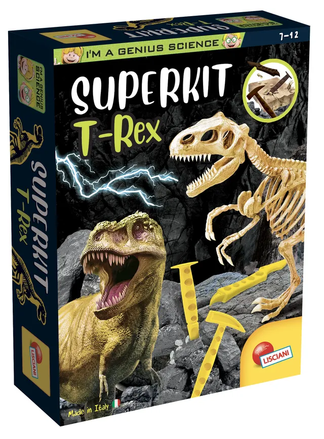 Lisciani I'm a Genius Super Kit T-Rex kit scavo dinosauro