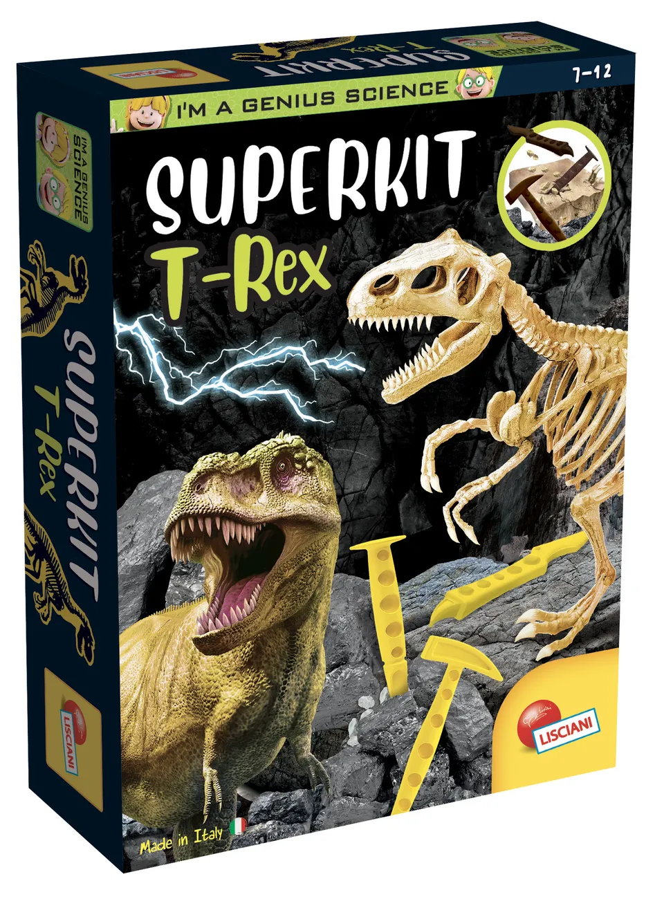 Lisciani I'm a Genius Super Kit T-Rex kit scavo dinosauro