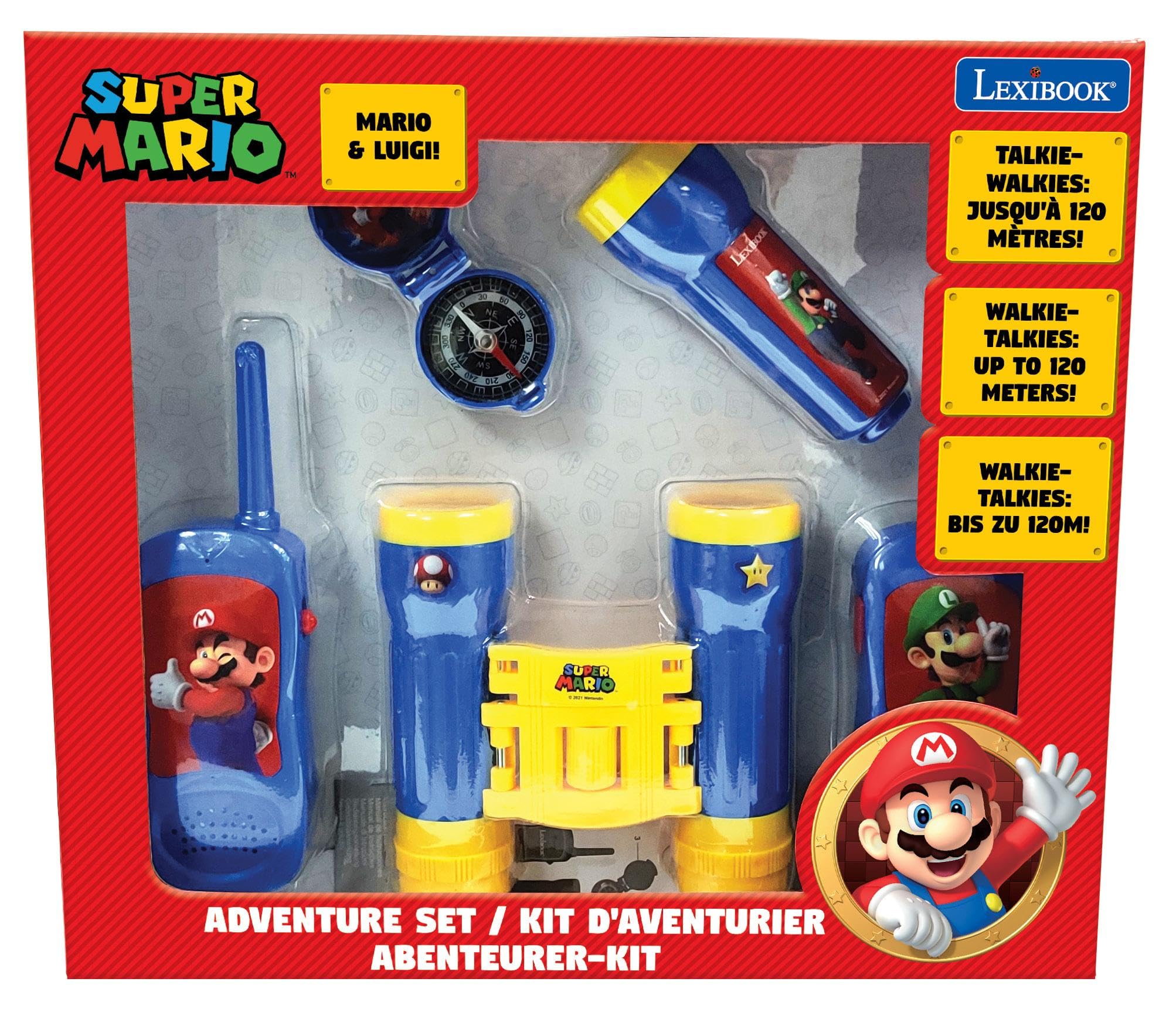 Lexibook Super Mario RPTW12NILXB set avventura walkie talkie