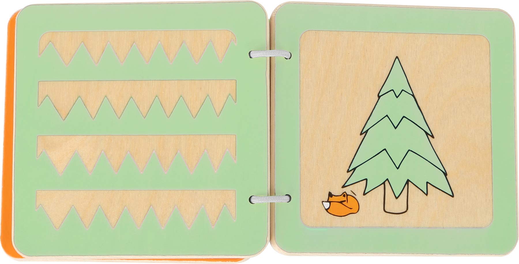 smallfoot Lex 10863 libro in legno da 12 mesi