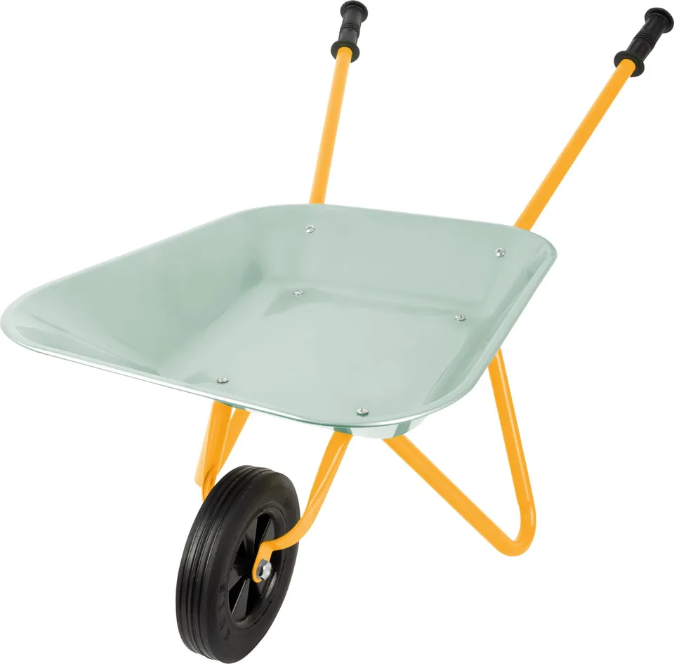 Smallfoot Tiny Garden carriola giocattolo in metallo bambini